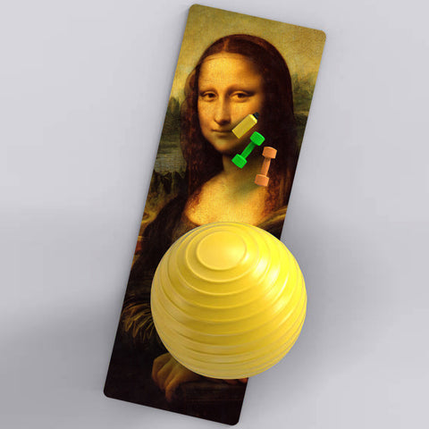 Image of Mona Lisa Yoga Mat - dil se yoga