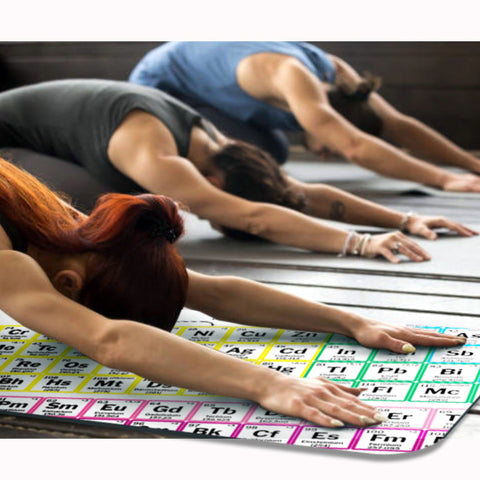Image of Periodic Table Yoga Mat - dil se yoga
