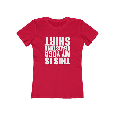 Image of This is My Head Stand Shirt - Women's Tee - dil se yoga