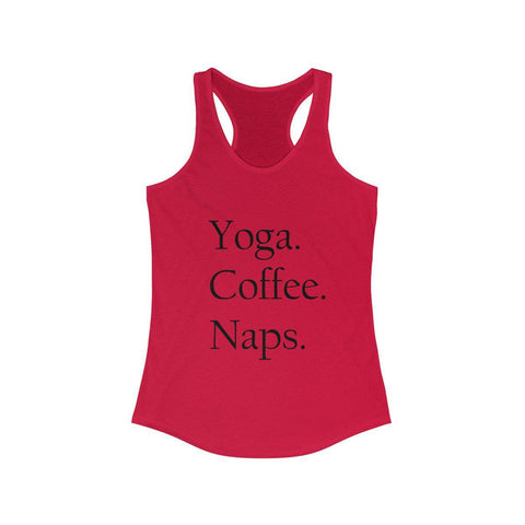 Image of Yoga.Coffee.Naps Tank - dil se yoga