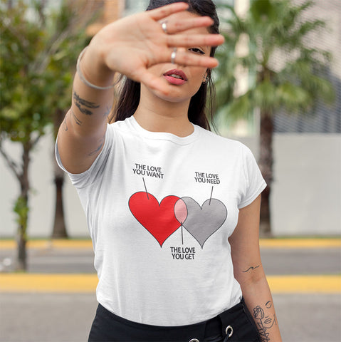 Image of The Love You Get - Women's Tee - dil se yoga