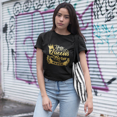 Image of Yoga Queens - March (designed by Andrea) - Women's Tee - dil se yoga
