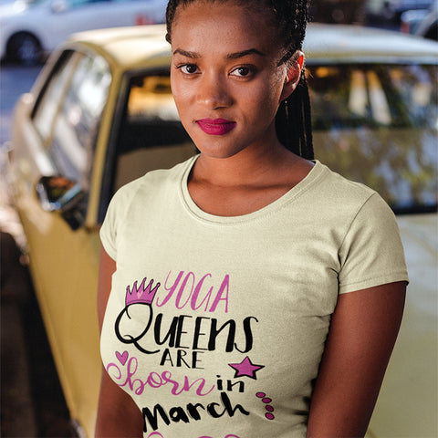 Image of Yoga Queens - March (designed by Lorraine) - Women's Tee - dil se yoga