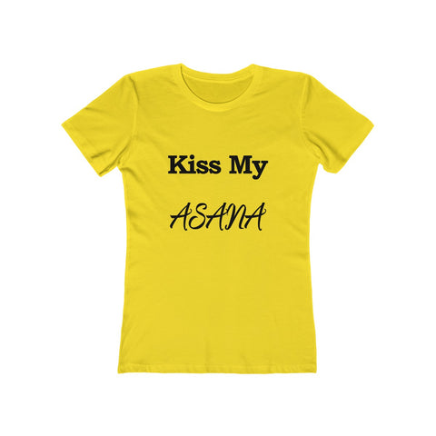 Image of Kiss My ASANA - Women's Tee - dil se yoga