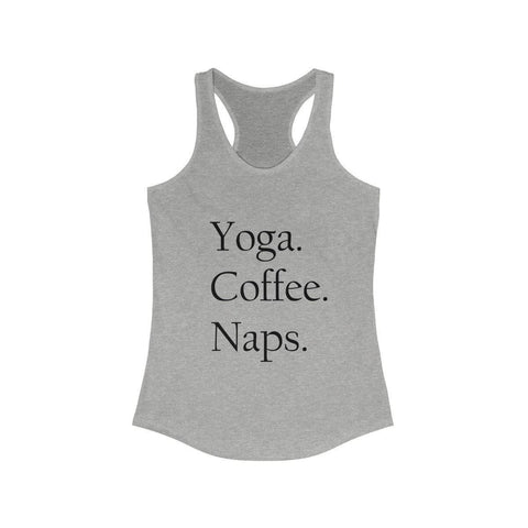 Image of Yoga.Coffee.Naps Tank - dil se yoga