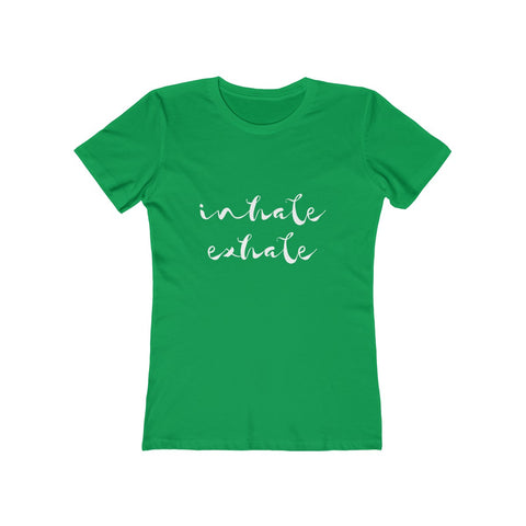 Image of Inhale Exhale (dark) - Women's Tee - dil se yoga