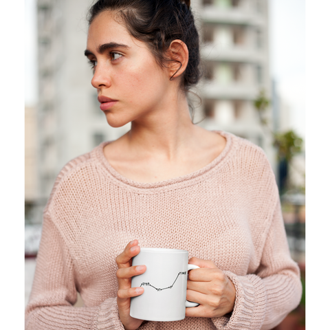 Image of One Step at a Time Mug - dil se yoga