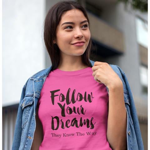Image of Follow Your Dreams - Women's Tee - dil se yoga