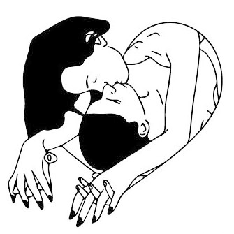 Image of Old School Waterproof Make Love Temporary Tattoo - dil se yoga