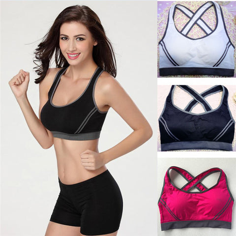 Image of Comfy Criss-Cross Back Sports Bra - dil se yoga