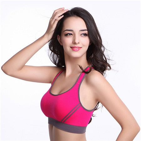 Image of Comfy Criss-Cross Back Sports Bra - dil se yoga