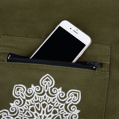 Image of Datura Totem Yoga Mat Carrier Backpack (Under 6 mm Thick Mat) - dil se yoga