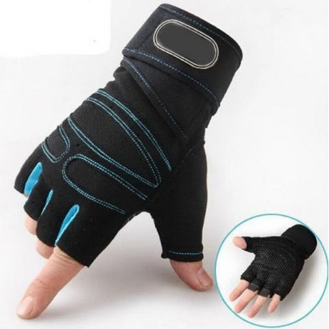 Image of "Zoom" Velcro Strap Gym Gloves (M-XL) - dil se yoga