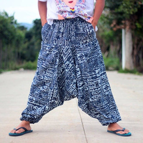 Image of Jiya Jiya - Multicolor Harem Pants - dil se yoga