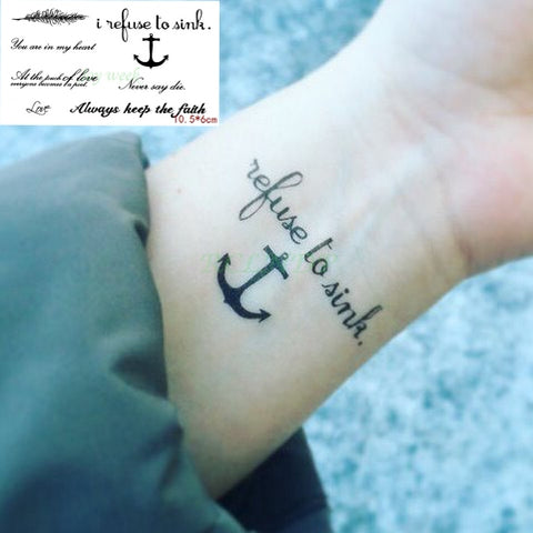 Image of Pulse & Script Waterproof Temporary Tattoos (25 Variants) - dil se yoga