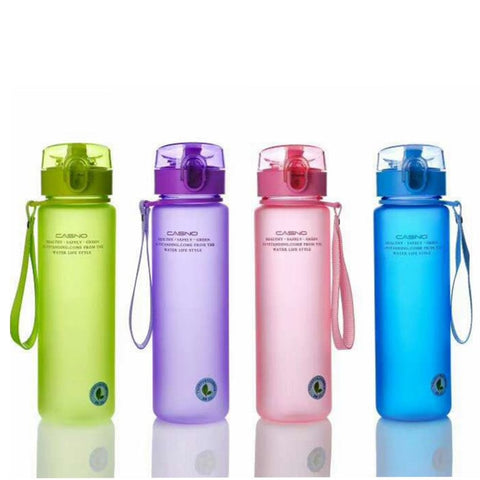 Image of 400ml/560ml BPA Free Sports Water Bottle - dil se yoga