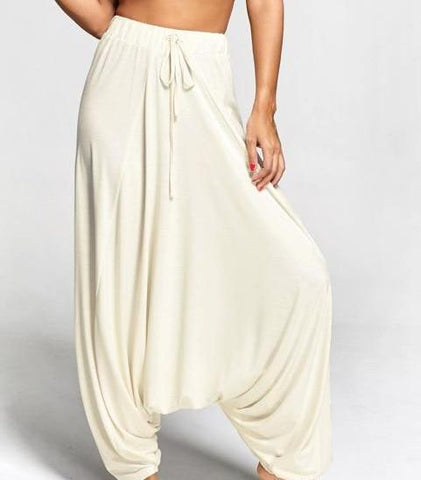 Image of Anaya Hiya - Women Solid Color Harem Pants - dil se yoga