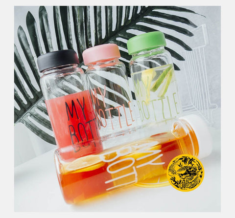 Image of "My bottle" Korean style 480ml/16.2oz Water Bottles - dil se yoga