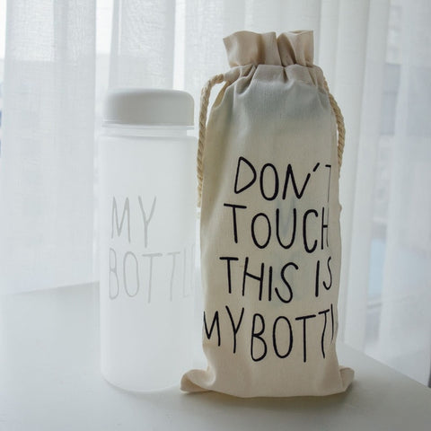 Image of "My bottle" Korean style 480ml/16.2oz Water Bottles - dil se yoga