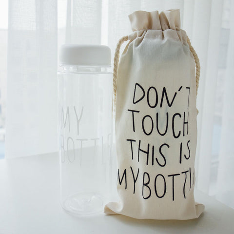 Image of "My bottle" Korean style 480ml/16.2oz Water Bottles - dil se yoga