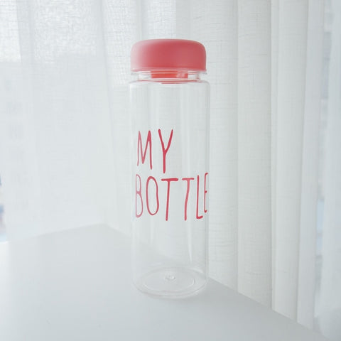 Image of "My bottle" Korean style 480ml/16.2oz Water Bottles - dil se yoga
