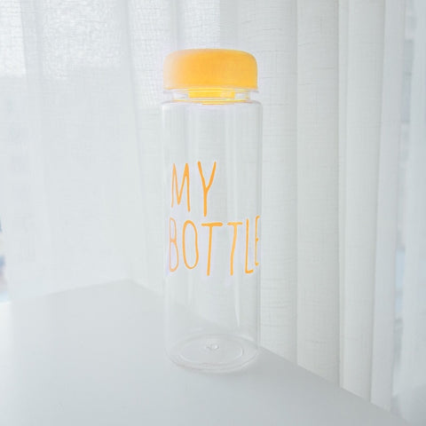 Image of "My bottle" Korean style 480ml/16.2oz Water Bottles - dil se yoga