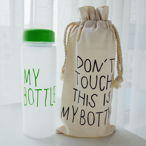 Image of "My bottle" Korean style 480ml/16.2oz Water Bottles - dil se yoga