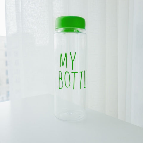 Image of "My bottle" Korean style 480ml/16.2oz Water Bottles - dil se yoga