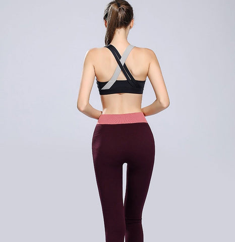 Image of Albreda High Waist Elastic Yoga Pants - dil se yoga
