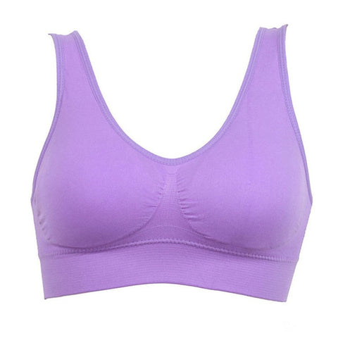 Image of "Serena" Wire-free Padded Crop Top - dil se yoga