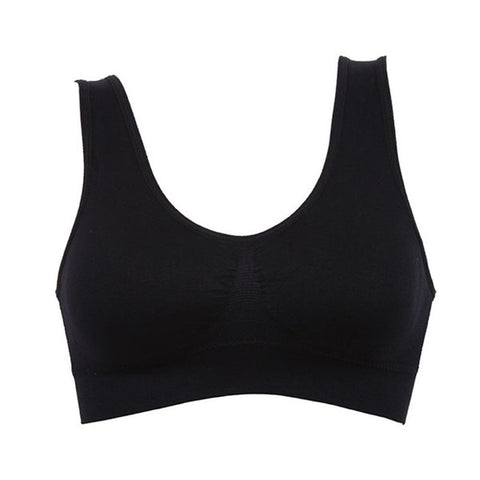 Image of "Serena" Wire-free Padded Crop Top - dil se yoga