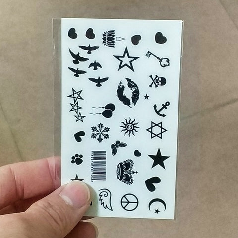 Image of Big Spirit Waterproof Temporary Tattoos (mini mix) - dil se yoga