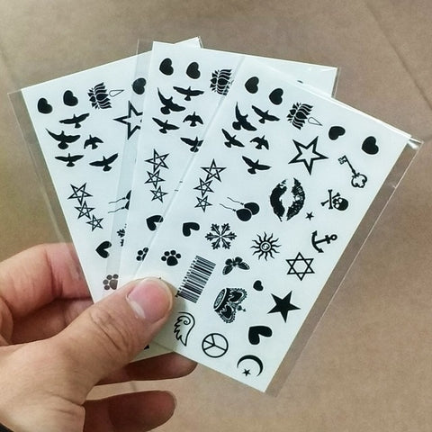 Image of Big Spirit Waterproof Temporary Tattoos (mini mix) - dil se yoga