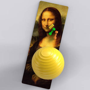 Mona Lisa Yoga Mat - dil se yoga