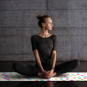 Color Polka Yoga Mat - dil se yoga