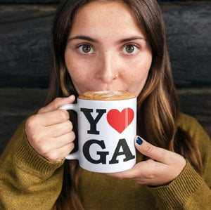 LOVE YOGA Mug - dil se yoga