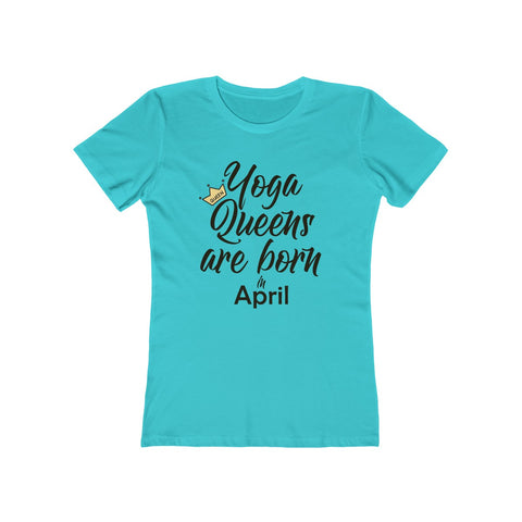 Image of Yoga Queens - April (designed by Miley)  - Women's Tee - dil se yoga