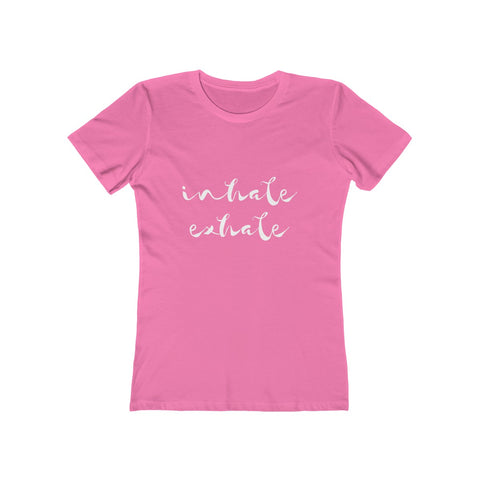 Image of Inhale Exhale (dark) - Women's Tee - dil se yoga
