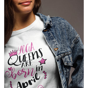 Yoga Queens - April (designed by Lorraine)  - Women's Tee - dil se yoga