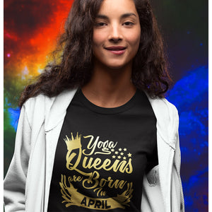 Yoga Queens - April (designed by Andrea)  - Women's Tee - dil se yoga