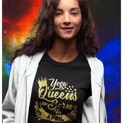 Image of Yoga Queens - April (designed by Andrea)  - Women's Tee - dil se yoga
