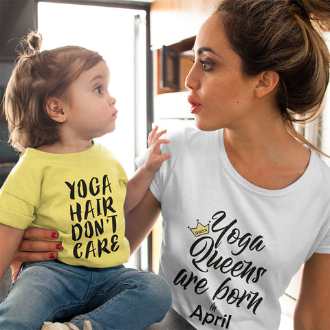 Image of Yoga Queens - April (designed by Miley)  - Women's Tee - dil se yoga