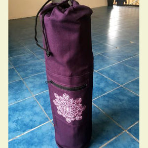Datura Totem Yoga Mat Carrier Backpack (Under 6 mm Thick Mat) - dil se yoga