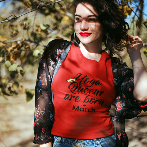 Image of Yoga Queens - March (designed by Miley)  - Women's Tee - dil se yoga