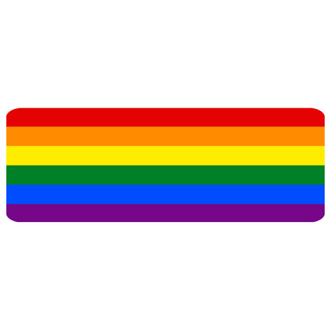 Image of Rainbow Flag Yoga Mat - dil se yoga