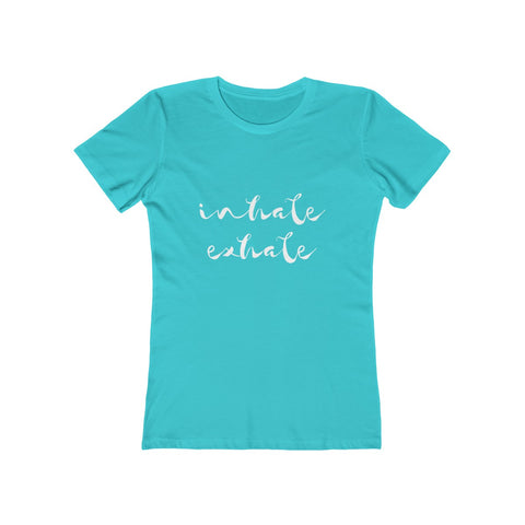 Image of Inhale Exhale (dark) - Women's Tee - dil se yoga
