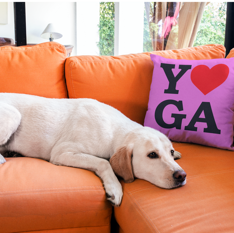 Image of LOVE YOGA Pillow - dil se yoga