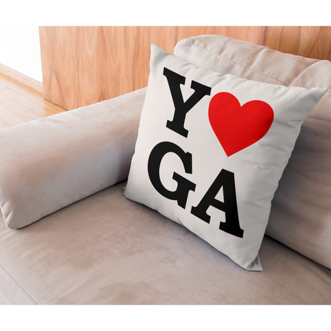 Image of LOVE YOGA Pillow - dil se yoga