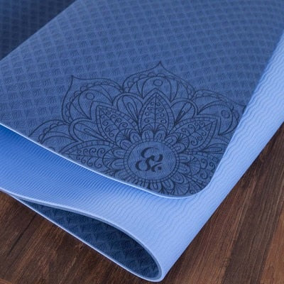 Image of Dature TPE Mandala Yoga Mat (6mm) + Bag & Belt - dil se yoga