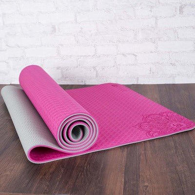 Image of Dature TPE Mandala Yoga Mat (6mm) + Bag & Belt - dil se yoga